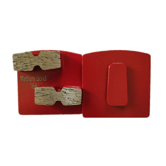 Husqvarna Redi Lock Diamond Grinding Pads Redilock  Concrete Terrazzo Floor Grinding Disc With Two Segments 9PCS
