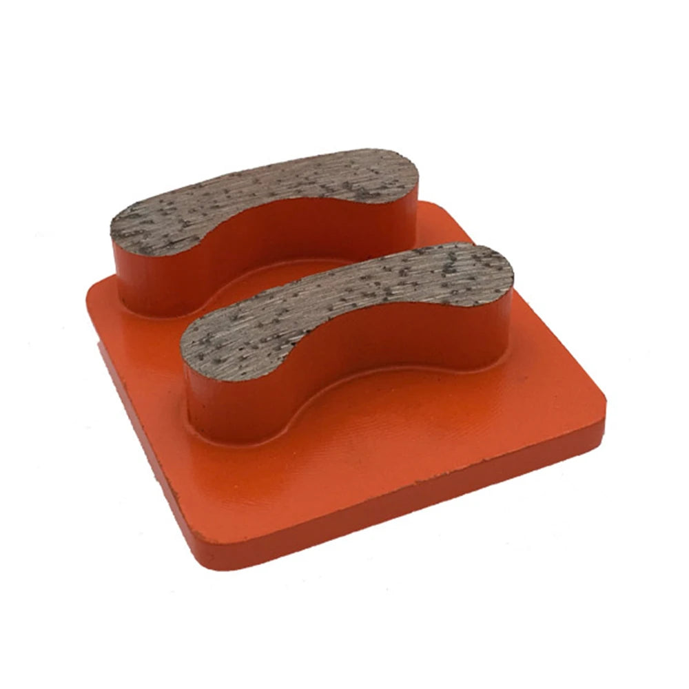 Husqvarna Diamond Grinding Shoes Concrete Block New Design Segments Metal Floor Pads Two Phone Teeth Polishing Disc For GBScanmakin Redi Lock 12PCS