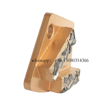Blastrac Split PCD Scraper with Two Bars - Innovative Floor Coating Removal Tool for Concrete Grinding - 12PCS