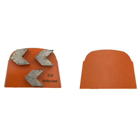 LavinaThree Arrow Segments   Cutting Disc Sharp Metal Grinding Pad Transform Concrete Floors These High-performance Pads 9pcs
