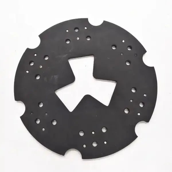 10.6'' Diamond Driver Plate Quick Change Adapter Disk Carrier Holder for HTC Floor Grinder to Use 6 Trapezoid Grinding Blocks