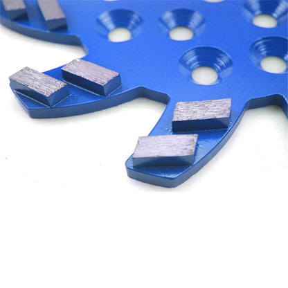 3PCS of 10 Inch D250mm Diamond Grinding Disc with Twenty Segment Bars, high-quality concrete wheel designed for floor renovation
