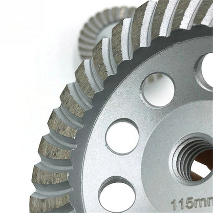 Achieve Professional Polishing Results 9PCS Diamond Grinding Disc  Stone and Concrete  DD 115mm Turbo Cup Wheel Metal