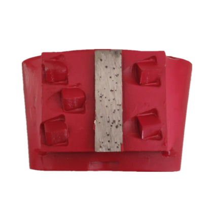 Diamond PCD Grinding Shoes for Concrete Floors HTC   EZ Fast Change with Five Quarter Segments for Epoxy Removal Grinder 12PC