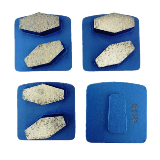 Husqvarna Redi Lock Series Concrete Floor Grind Segments Husqvarna Metal Polishing Head Hexagonal Bars Diamond Abrasive Tools 12PCS
