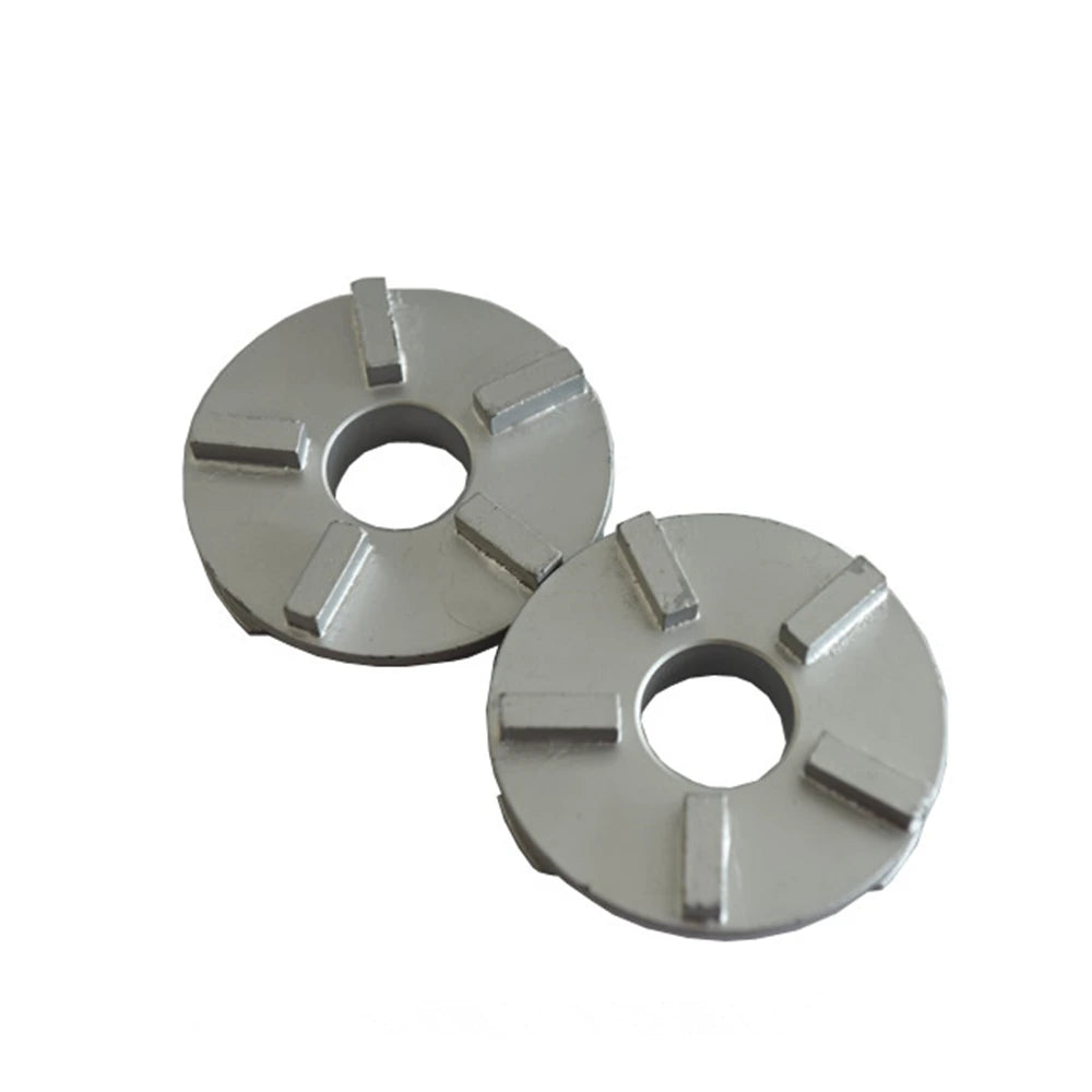 Prepmaster Diamond Floor Tools 4 Inch Grinding Disc with Five Segments - 9PCS Triangle Quick Change Concrete Disc