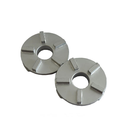 Prepmaster Diamond Floor Tools 4 Inch Grinding Disc with Five Segments - 9PCS Triangle Quick Change Concrete Disc