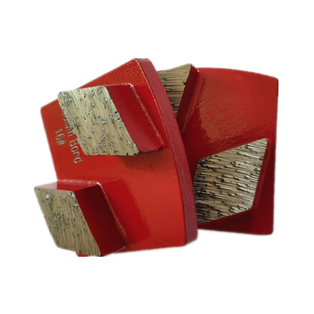 Husqvarna Redi Lock Diamond Grinding Pads  Fast Change Concrete Floor Grinding Tools With Double Rhombus Segments 9PCS
