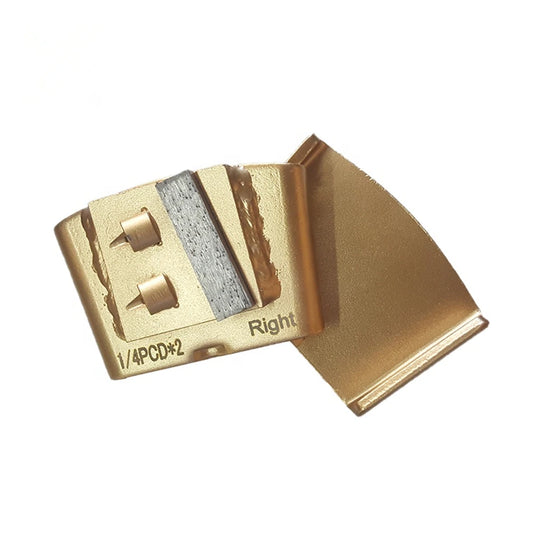 HTC Diamond PCD Grinding Shoes Quick Change System Diamond PCD Grinding Head  Coarse Grits Rectangle Abrasive Segment for Concrete and Stone Floor  9PCS