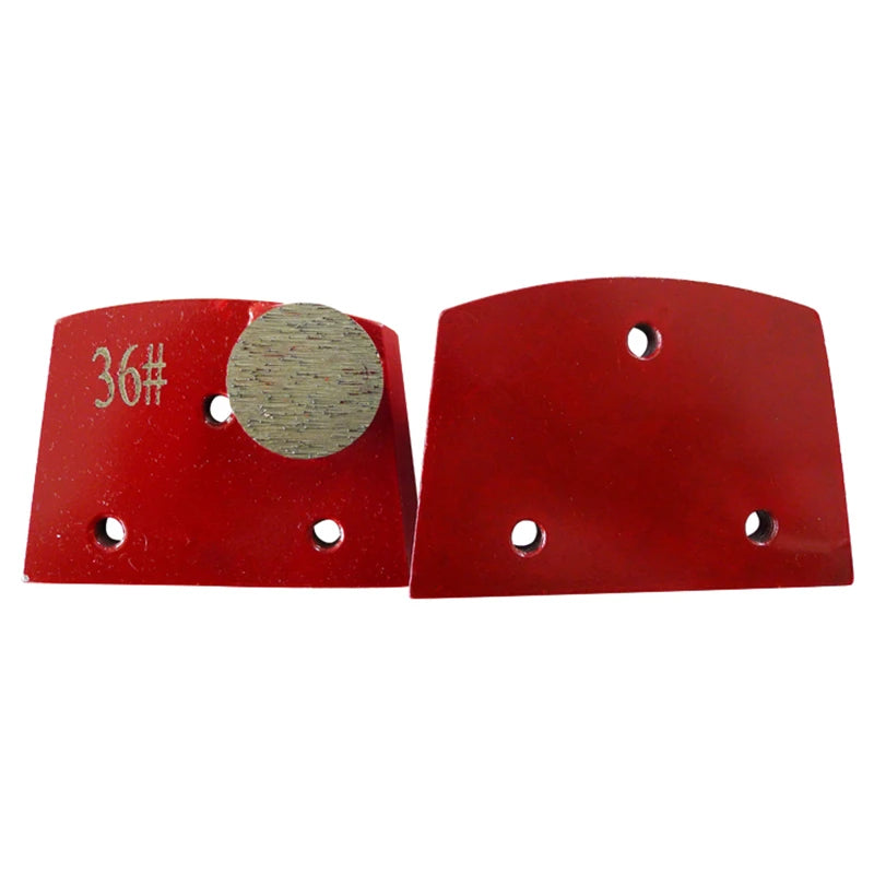 Lavina Quick Lock Grinding Plates Trapezoid Diamond Shoes polishing discs for efficient surface polishing 9PCS
