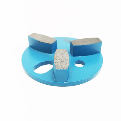 Efficient 4" Diamond Grinding Cup Wheel with 4 Holes Metal Blank Universal Polishing Pads 3 Drum Shape Segments - 12PCS"