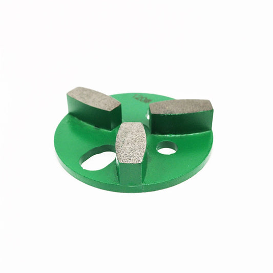 Efficient 4" Diamond Grinding Cup Wheel with 4 Holes Metal Blank Universal Polishing Pads 3 Drum Shape Segments - 12PCS"