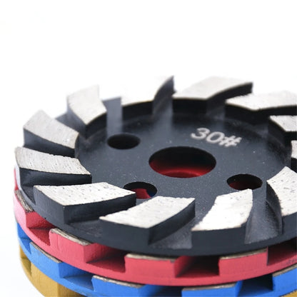 Premium Diamond Grinding Disc for Four Steps Metal Bond Stone Grinding Wheel. D 100mm 4 Inch Diamond Concrete Floor Pads  Contai
