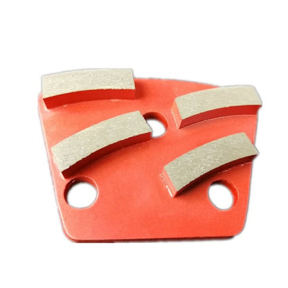 ASL Metal Bond Diamond Grinding Shoes for Long-Lasting Performance on Concrete and Terrazzo Floors - 12PCS with Four Segments
