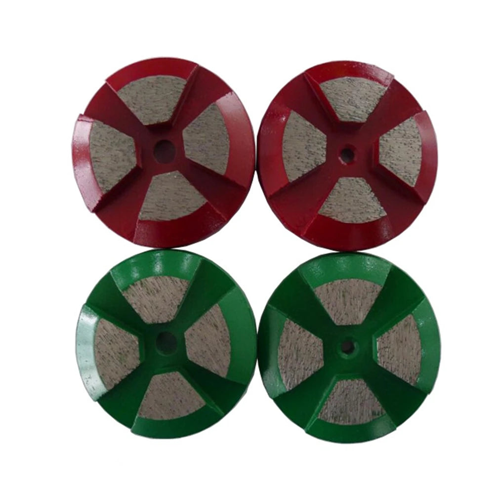 Redi Lock Diamond Grinding Disc  Cup Wheel with Four Segments for Rough Floors (9PCS)