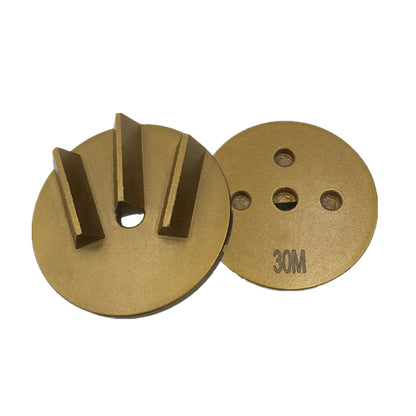 Perfect Floor Polishing with Three Triangle Segmented Diamond Floor Pads  4 Inch Metal Bond Concrete Flooring Edge Grinding 9PC