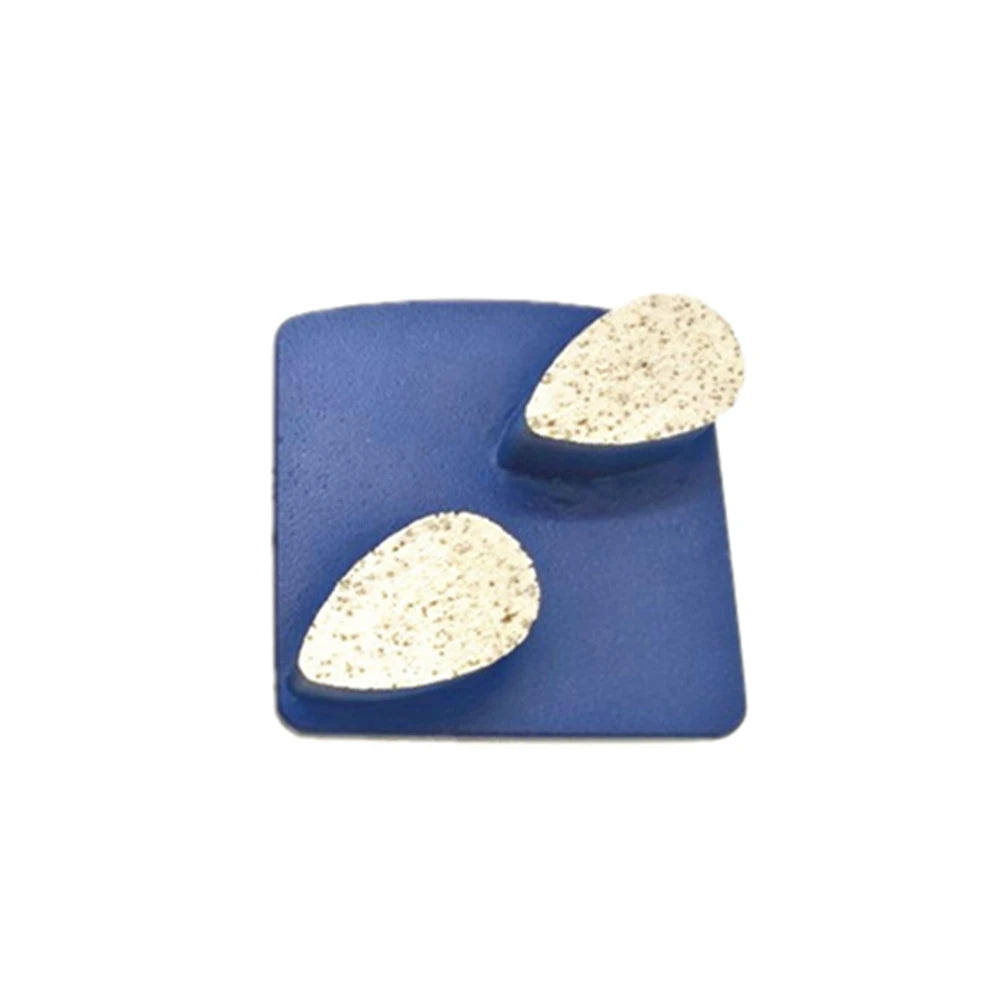 Husqvarna Diamond Grinding Shoes Quick Change Adapter Concrete Grinding Pads On Floor Polisher Three Drop Shape Segments Shoes  9PCS