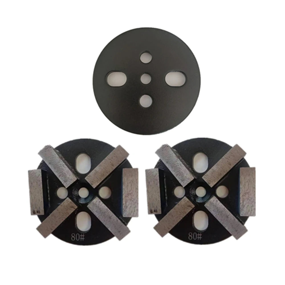 Diamond Grinding Disc  100mm Diameter, 4 Inch Grinding Pads for Concrete Floor with 6 Metal Bond Abrasive Segments 12PCS