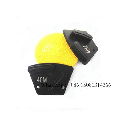 ASLDiamond Floor Polishing Tools ASL Metal Abrasive Disc Two Strip Concrete Grinding Segments For Diamatic Blastrac 12PCS
