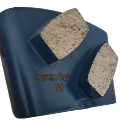 Metal Bond Diamond Grinding Pads with Two Drum Segments for HTC  EZ Change Concrete Floor Grinder Tools 9PCS