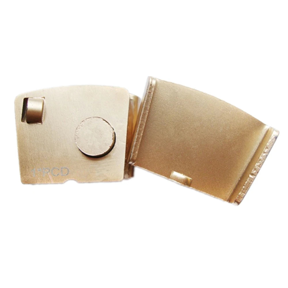 Quick Change Two Quarter HTC  Quick Lock   PCD Grinding Blades  Coarse Concrete Floors Blastrac Trapezoid Metal Base Welded HTC  EZ  Blank 9PCS