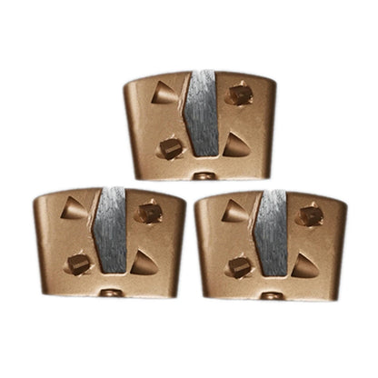Single Pentagon PCD Floor Grinding Segment with Clockwise Rotation for HTC  EZ Change Leveling Machine - 9PCS