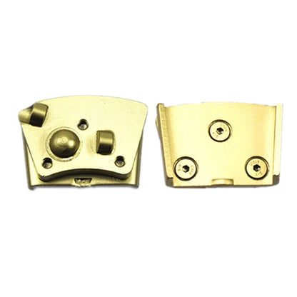 ASL Blastrac PCD Grinding Pads for Concrete - HTC  EZ Change Metal Blank, 1 Full and 1 Half Segments Round Bar, 9PCS
