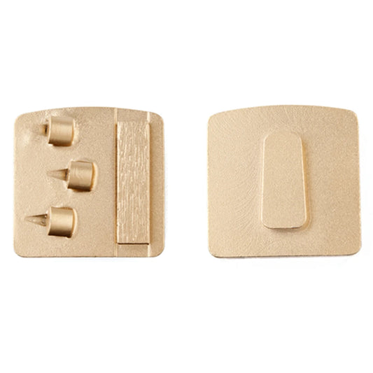 Husqvarna PCD Grinding Shoes PCD Grinding Segments Three Quarter Diamond Floor Pads For Mastic Thicker Glue Epoxy Removing 12PCS