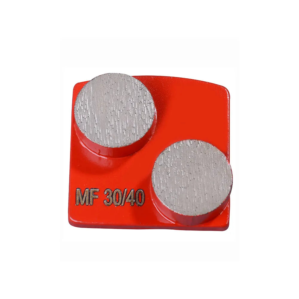 Husqvarna /Scanmaskin Diamond Grinding Shoes Redilock Concrete Polishing Tools - Double Round Segments Diamond Grinding Shoes for   Grinder -9PCS