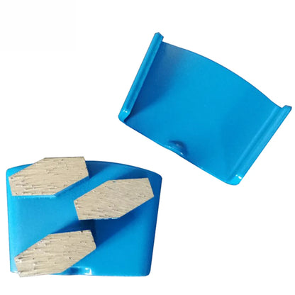 Durable HTC  EZ Grinding Shoes with Three Large Concrete Segments for Floor Polishing - Set of 12PCS