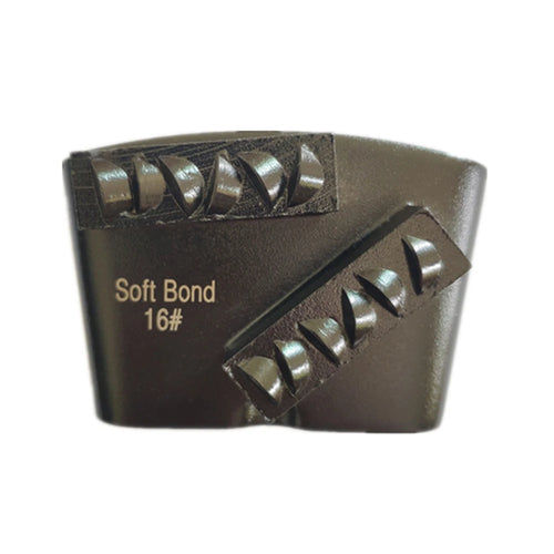 HTC  Quick Lock Diamond Split PCD Grinding Shoes Concrete Grinding Plates Metal Bond HTC  EZ  Diamond Grinding Pad  Aggressive Split PCD Segments   9 PCS