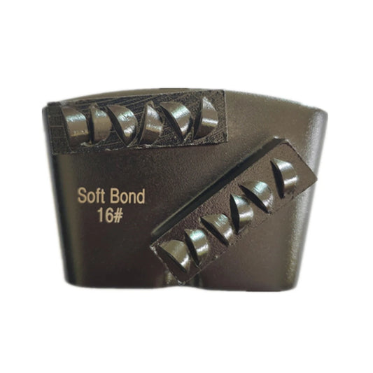 HTC  Quick Lock Diamond Split PCD Grinding Shoes Concrete Grinding Plates Metal Bond HTC  EZ  Diamond Grinding Pad  Aggressive Split PCD Segments   9 PCS