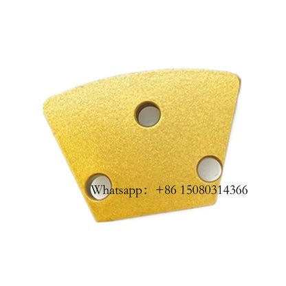Concrete Wooden Floor Grinding Tools Cemented Carbide TCT Blades Quarter PCD Pads Counterclockwise Rotation 12PCS