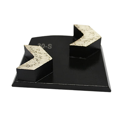 Lavina9PCS Lavina Diamond Grinding Shoes with Arrow Segments for Concrete Polishing and Grinding