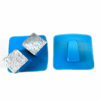 Husqvarna Diamond Grinding Shoes Husqvarna Redi Lock Concrete Grinding Plate  Diamond Pad With Two Square Segments For Hard Floor 9PCS