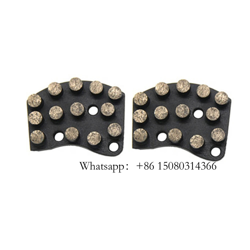 Thirteen Round Grinding Bars Blastrac Metal Bond Segments M6 Screw Holes Long Last Shoes For ASL Grinder 12PCS