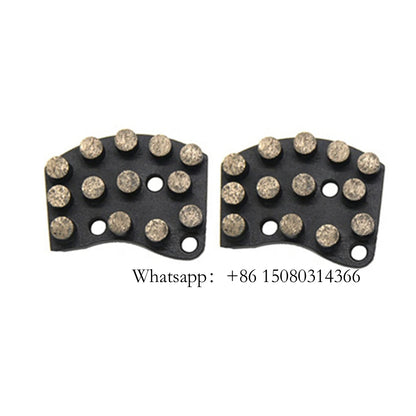 Thirteen Round Grinding Bars Blastrac Metal Bond Segments M6 Screw Holes Long Last Shoes For ASL Grinder 12PCS
