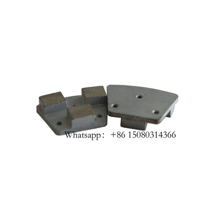 ASL Blastrac Metal Pads Of Concrete Epoxy Floor Grinding Tools Three M6 Thread Holes Diamond Wheel For 12PCS