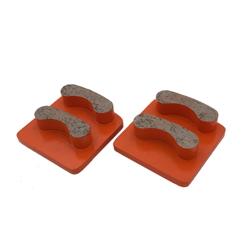 Husqvarna Diamond Grinding Shoes Concrete Block New Design Segments Metal Floor Pads Two Phone Teeth Polishing Disc For GBScanmakin Redi Lock 12PCS