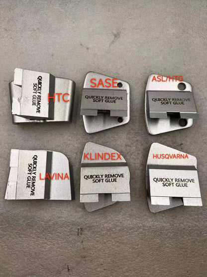 Diamond Tooling Scrapers Quickly Remove Soft Glue Tool for Concrete Grinding Floor Tools for Newgrind Grinder 9pcs