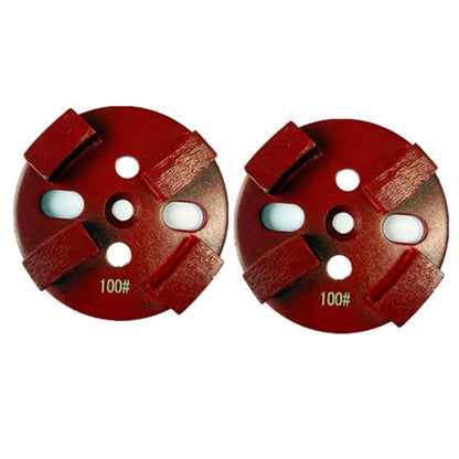 12PCS Extreme Hard Bond Concrete Floor Grinding Disk4 Inch Rough Cup Wheel with 4 Metal Bonded Abrasiv for Heavy-Duty Grindinge