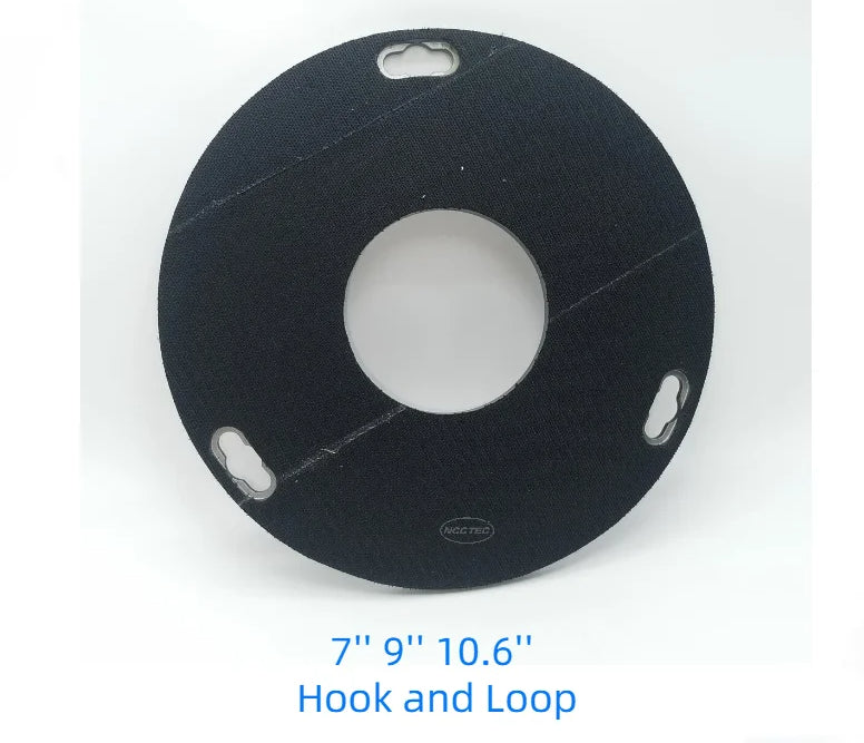 7'' 9'' 10.6'' Husqvarn Adapter Driver Disc 180 230 270mm Holder Plate Velcro Hook and Loop for Diamond Polishing Grinding Pads