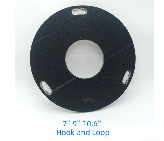 7'' 9'' 10.6'' Husqvarn Adapter Driver Disc 180 230 270mm Holder Plate Velcro Hook and Loop for Diamond Polishing Grinding Pads