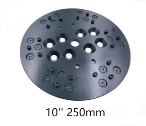 10'' Inch Diamond Steel Quick Easy Change Disc for Floor Grinder | 250mm Bottom Base Adaptor Conversion Plate for Grinding Shoes